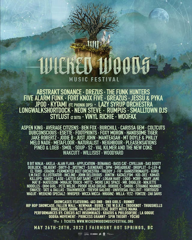 Past Lineups - Wicked Woods Music Festival